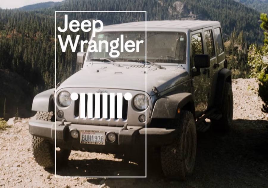 Jeep Wrangler WebAR lens activation